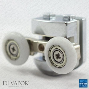 Corredores de ducha dobles superiores Di Vapor (R) | Rueda de 22 mm/23 mm/25 mm - Puertas 1006TG - Imagen 1 de 9