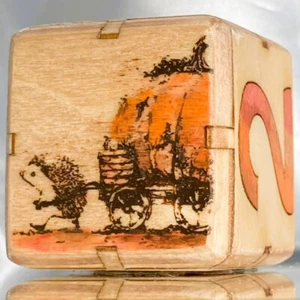 Prickly Porter : Where Thorns Meet Treasures - Backgammon Doubling Cube 36mm - Picture 1 of 9