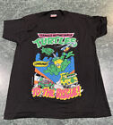 Vintage 1990 Teenage Mutant Ninja Turtles Graphic Shirt YOUTH Large 14-16 *NOS*