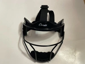Champion Sports Softball Adult Catcher / Pitcher Mask, Wide Vision, Black - Picture 1 of 4