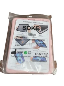 Soke New iPad Pro 11 Hülle 2021 3. Generation Pink mit Ständer Stoßfest Neu - Bild 1 von 6