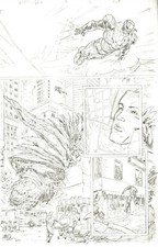 Iron Man 3 Prelude #2 pg 15 ORIGINAL PENCIL ART Steve Kurth WAR MACHINE