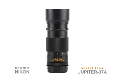 JUPITER - 37A Soviet lens Telephoto 3,5/135 Copy Sonnar Mount M42 - for NIKON - Image 1 of 4