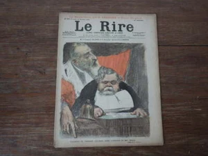 LE RIRE Nr 267 (1900) Caricature FALLIERES & OCTAVE BERNARD ill Charles Leandre - Picture 1 of 3