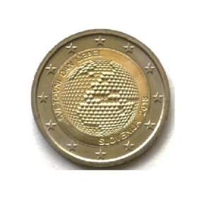 Eslovenia 2 euros 2018 Día Mundial de las Abejas UNC (#3884) - Imagen 1 de 1