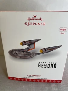 Hallmark Keepsake 2017 U.S.S. Franklin Star Trek Beyond - Magic Lights - Picture 1 of 10