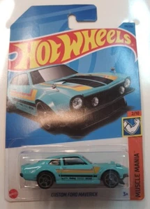 Hot Wheels #99 ""Ford Maverick personalizado"" turquesa #2/10 Muscle Mania sin abrir - Imagen 1 de 6