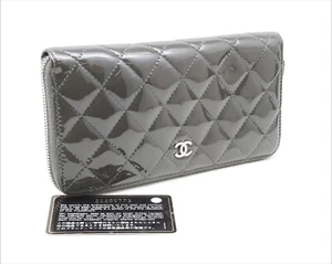 Genuine CHANEL Zip Around Quilted Wallet - Nice One - Picture 1 of 8