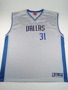 Vintage Reebok NBA Jersey Nick Van Exel Dallas Mavericks #31 XXXL 3X Gray - Picture 1 of 8