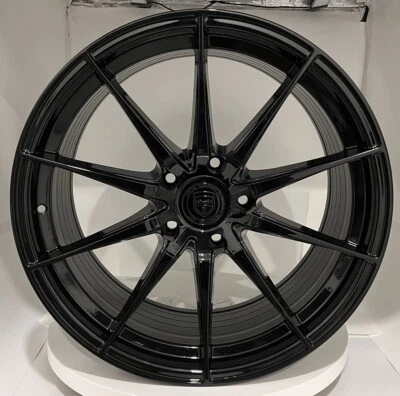 HP4 18 inch Gloss Black Rim fits VOLVO V70 3.2 2008 - 2010 - Image 1 of 4