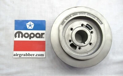 1972 1973 Dodge Charger Plymouth Duster 340 cast crankshaft vibration damper - Image 1 of 4