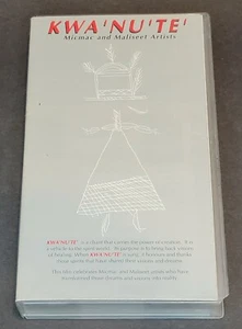 Kwa'Nu'Te' Micmac & Maliseet Artists VHS 1991 - Picture 1 of 3