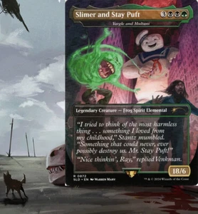 Slimer and Stay Puft Voltron Commander Deck MTG Magic Ready-to-Play Ghostbusters - Picture 1 of 11