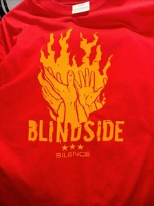 Vintage Blindside Silence Band shirt Red Medium Swedish Rock Hardcore Christian - Picture 1 of 1