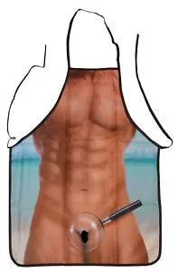 Bodybuildung Kochschürze kleiner Penis Küche kochen Geschenk - Picture 1 of 1