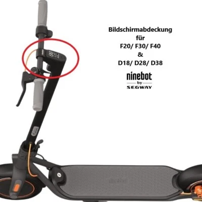 Segway Ninebot Bildschirmabdeckung F & D Serie Elektro-Roller Ersatzteil Zubehör
