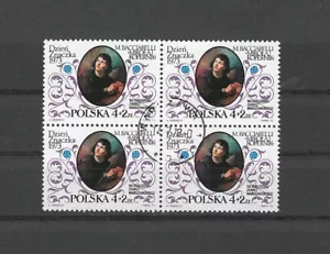 POLAND , 1973 , STAMP DAY , BLOCK OF 4 STAMPS , PERF , CTO/MNH - Picture 1 of 1
