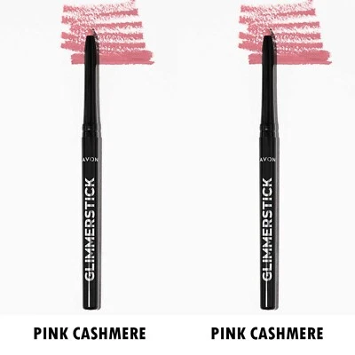 NEW Avon Glimmersticks Retractable Lip Liner  / PINK CASHMERE / SET OF 2 - Image 1 of 4