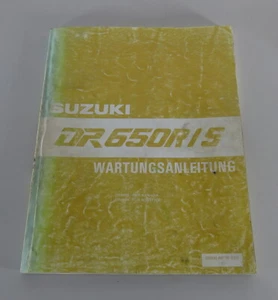 Manual de Taller/Manual de Operación Suzuki Dr 650 R/S Stand 05/1992 - Imagen 1 de 5
