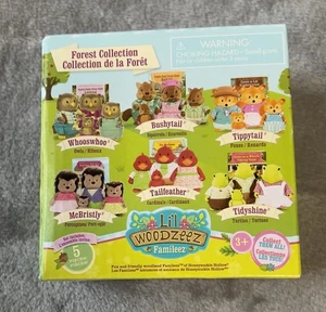 Figurine famiglia e libro di fiabe Li'l Woodzeez McBristly Porcupines - Foto 1 di 2