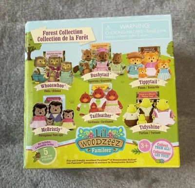 Estatuillas familiares y libro de cuentos Li’l Woodzeez McBristly Porcupines Foto 1 de 2