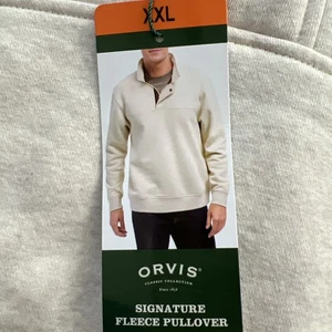 Orvis 1/4 Zip Pullover super weich Fleece Herren XXL Sweater 2XL - Bild 1 von 11