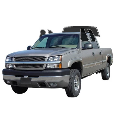 Película de ventana precortada para Chevrolet Silverado 2500 doble cabina 2001-06 cualquier tono de tinte Foto 1 de 4