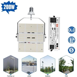 240W LED Retrofit Kit (Replaces 1000W HID) Shoebox Light 30000Lumens DLC ETL US - Picture 1 of 12