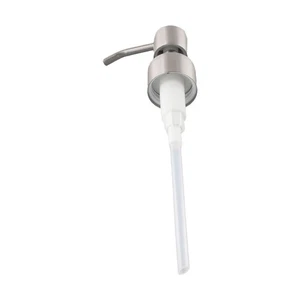 New Home Bath Soap Dishe Pump Head Soap Dispenser Pump 1PC Silver/Black - Picture 1 of 39