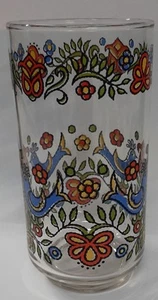 Corelle COUNTRY FESTIVAL 16 oz GLASS Friendship Blue Bird TUMBLER Libbey Replace - Picture 1 of 1