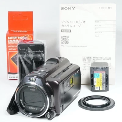 Sony HDR-PJ800 Brown High Definition Camcorders 12x Optical Zoom 64GB w/Battery - Image 1 of 4