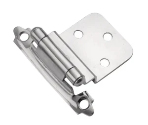 10 pair) Hickory Hardware P143-26 3/8" Inset Surface Self Close Cabinet Hinges - Picture 1 of 1