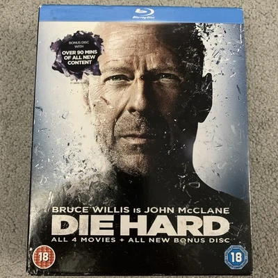 Die Hard Quadrilogy - Die Hard/Die Hard 2/Die Hard With A Vengence/ 4.0 Blu-ray - Image 1 of 3
