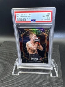 Panini Select UFC Black Prizm #89 2021 Rodolfo Vieira radiocontrol novato 1/1 PSA 8,5 - Imagen 1 de 3