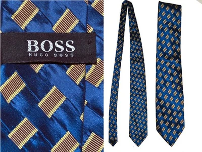 HUGO BOSS Tie Men´s 100% Silk made In Italy HB06 T0P - Imagen 1 de 4
