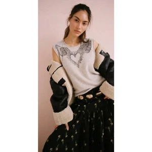 Free People We The Free Kaschmir Muskel Pullover Herz - Bild 1 von 12