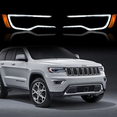 VLAND Full LED Headlights W/Animation For 2014-2022 Jeep Grand Cherokee Upgrade - Image 1 of 4