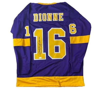 Marcel Dionne Signed Los Angeles Kings Autogaphed Jersey Certified JSA w/ COA - Image 1 of 4