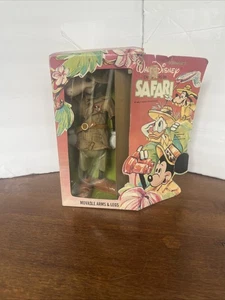 Vintage Walt Disneys Characters On Safari Goofy In Original Box - Picture 1 of 11