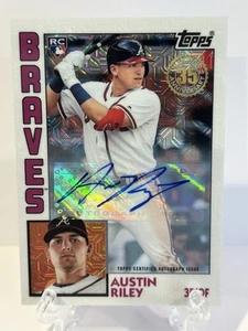 Actualización Topps 2019 Austin Riley 1984 Silver Pack Rookie Auto/149 Braves RC - Imagen 1 de 2