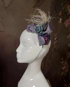 Vintage 40s-50s Millinery Flowers/Brooches & Fascinator - Picture 1 of 5