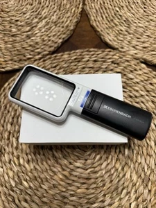 ESCHENBACH Hand-held 4X Magnifying Glass mobilux LED - Picture 1 of 4