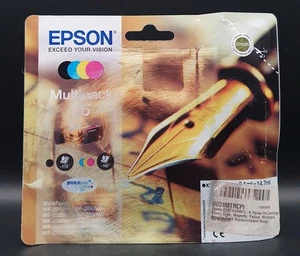 New Epson 16 Series Pen & Crossword Ink Cartridge Multipack BCMY C13T16264012 - Picture 1 of 2