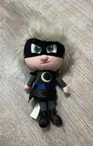 PJ Masks Luna Niña Muñeca de Peluche Luna Negro Relleno Brillante Oropel Cabello 9" - Imagen 1 de 2