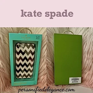 NUEVO Estuche Rígido Híbrido Kate Spade Chevron Apple iPhone 6s/6 $40 - Imagen 1 de 13