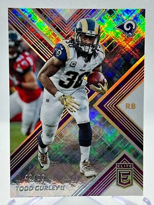 TODD GURLEY II 2017 Donruss Elite #56 PURPLE Parallel /99 - Image 1 of 2