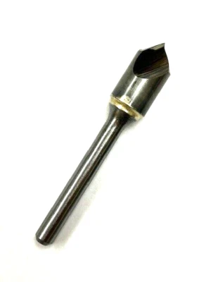 1/2" 82 DEGREE SINGLE FLUTE CARBIDE COUNTERSINK HTC 91910 USA - Image 1 of 4