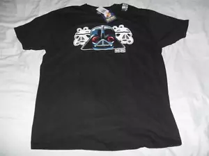 ANGRY BIRDS STAR WARS Black T-Shirt Adult XXL NWT Hot Topic Vader Stormtroopers - Picture 1 of 1