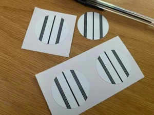 2 pares de pegatinas de golf putter de dos bolas) - VENDEDOR DEL REINO UNIDO - Imagen 1 de 1