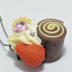 Sweets Cake Dessert Food Sample Keychain Amusement Miniature Figure Japan G - Picture 1 of 7